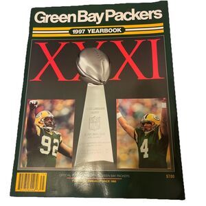 1997 Vintage Green Bay Packers XXXI Super Bowl Yearbook Paperback